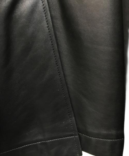 BURBERRY LONDON（バーバリーロンドン）BURBERRY LONDON (バーバリーロンドン) ラムレザーコート　レザートレンチコート ブラック サイズ:SIZE LLの古着・服飾アイテム