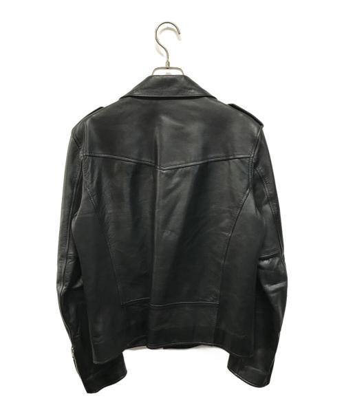 LAD MUSICIAN（ラッドミュージシャン）LAD MUSICIAN (ラッドミュージシャン) カウレザーダブルライダースジャケット ブラック サイズ:SIZE 48の古着・服飾アイテム