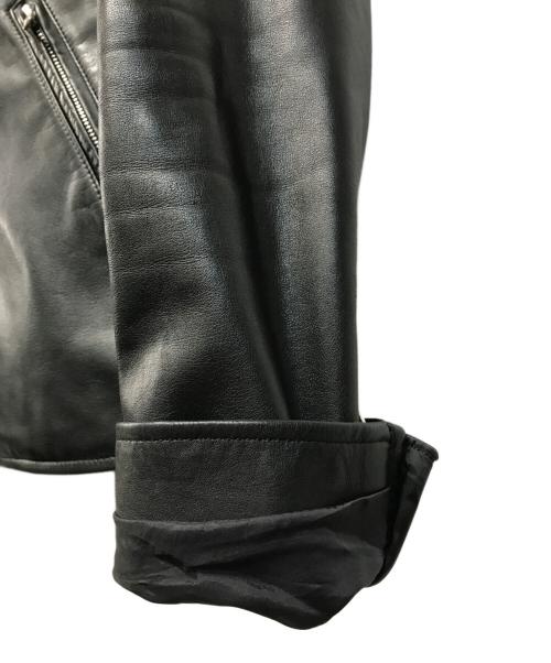 LAD MUSICIAN（ラッドミュージシャン）LAD MUSICIAN (ラッドミュージシャン) カウレザーダブルライダースジャケット ブラック サイズ:SIZE 48の古着・服飾アイテム