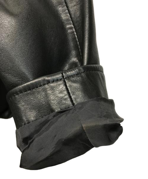 LAD MUSICIAN（ラッドミュージシャン）LAD MUSICIAN (ラッドミュージシャン) カウレザーダブルライダースジャケット ブラック サイズ:SIZE 48の古着・服飾アイテム