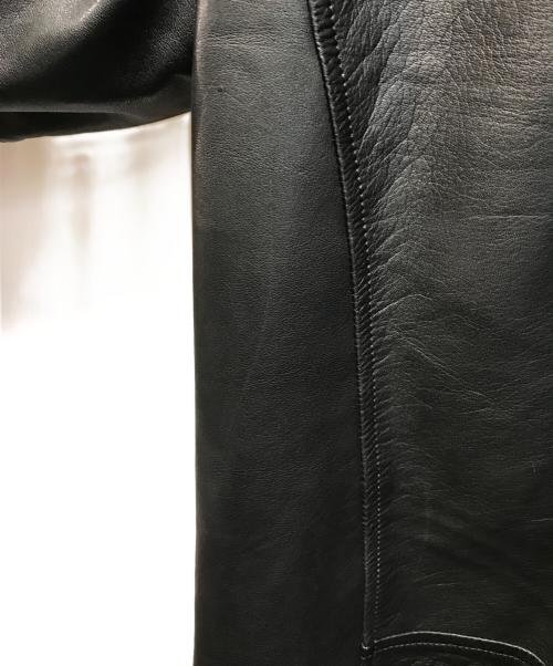 LAD MUSICIAN（ラッドミュージシャン）LAD MUSICIAN (ラッドミュージシャン) カウレザーダブルライダースジャケット ブラック サイズ:SIZE 48の古着・服飾アイテム
