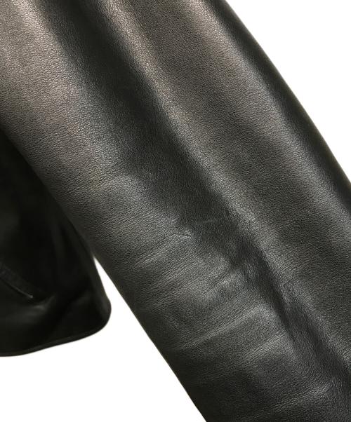 LAD MUSICIAN（ラッドミュージシャン）LAD MUSICIAN (ラッドミュージシャン) カウレザーダブルライダースジャケット ブラック サイズ:SIZE 48の古着・服飾アイテム