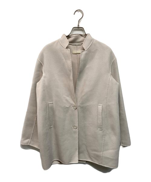 'S Max Mara（エスマックスマーラ）'S Max Mara (エスマックスマーラ) アンゴラブレンドウールコート ベージュ サイズ:SIZE 42の古着・服飾アイテム