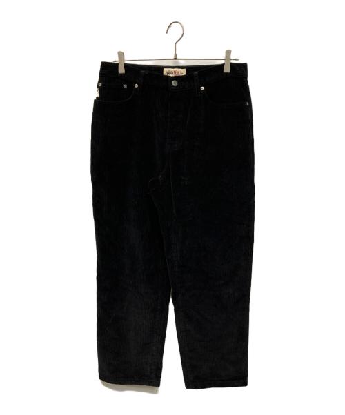 stussy（ステューシー）stussy (ステューシー) Corduroy Big OL コーデュロイパンツ ブラック サイズ:76cm (W30)の古着・服飾アイテム