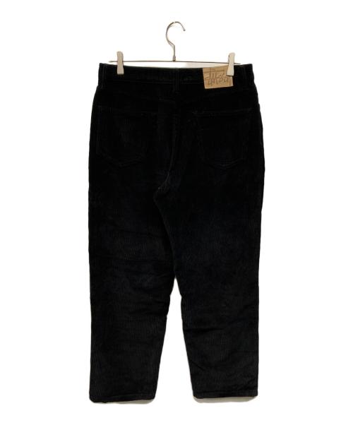 stussy（ステューシー）stussy (ステューシー) Corduroy Big OL コーデュロイパンツ ブラック サイズ:76cm (W30)の古着・服飾アイテム