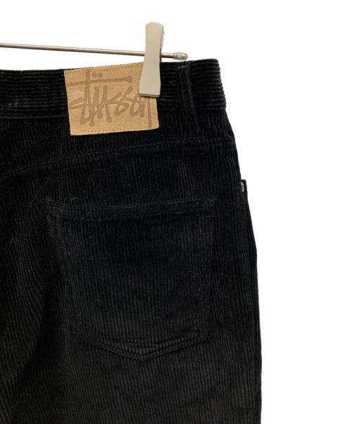 stussy（ステューシー）stussy (ステューシー) Corduroy Big OL コーデュロイパンツ ブラック サイズ:76cm (W30)の古着・服飾アイテム