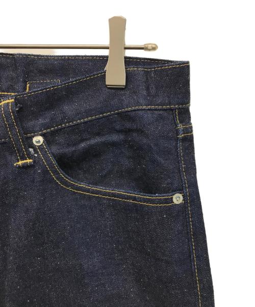 HUMAN MADE（ヒューマンメイド）HUMAN MADE (ヒューマンメイド) ハート刺繍シンチバッグデニムパンツ RELAX DENIM PANTS インディゴ サイズ:81cm (W32)の古着・服飾アイテム