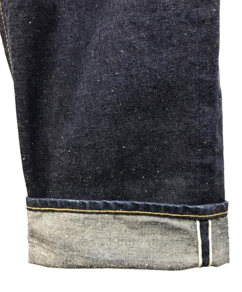 HUMAN MADE（ヒューマンメイド）HUMAN MADE (ヒューマンメイド) ハート刺繍シンチバッグデニムパンツ RELAX DENIM PANTS インディゴ サイズ:81cm (W32)の古着・服飾アイテム