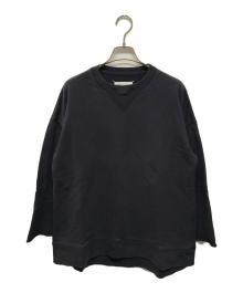 Maison Margiela（メゾンマルジェラ）の古着「オーバーサイズスウェットシャツ イタリア製」｜ネイビー