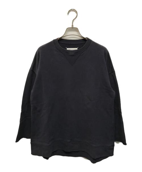 Maison Margiela（メゾンマルジェラ）Maison Margiela (メゾンマルジェラ) オーバーサイズスウェットシャツ イタリア製 ネイビー サイズ:XSの古着・服飾アイテム