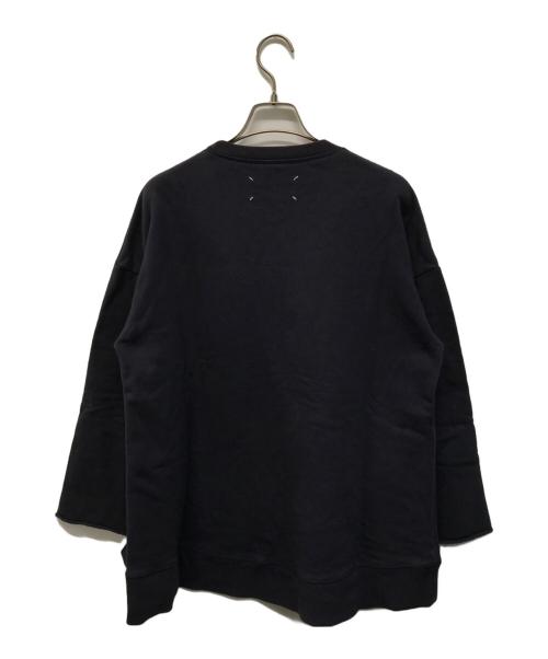 Maison Margiela（メゾンマルジェラ）Maison Margiela (メゾンマルジェラ) オーバーサイズスウェットシャツ イタリア製 ネイビー サイズ:XSの古着・服飾アイテム
