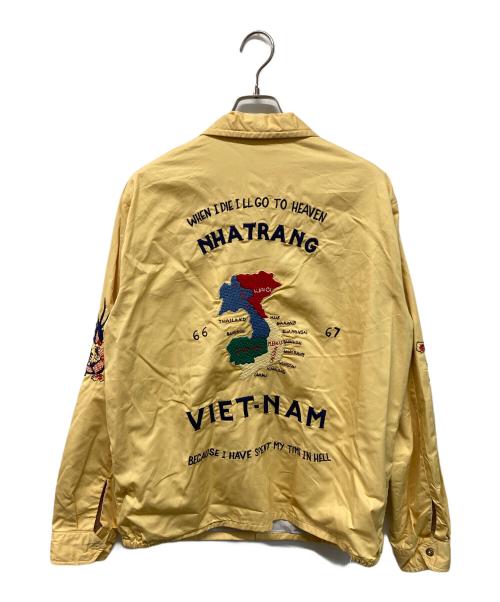 テーラー東洋（テーラートウヨウ）テーラー東洋 (テーラートウヨウ) Mid 1960s Style Cotton Vietnam Jacket “VIETNAM MAP” イエロー サイズ:SIZE Lの古着・服飾アイテム