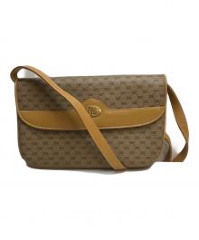 GUCCI（グッチ）の古着「ヴィンテージレザーショルダーショルダーバッグ」｜ベージュ