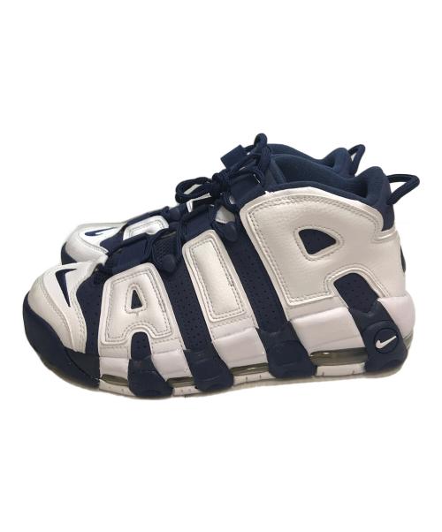 NIKE（ナイキ）NIKE (ナイキ) AIR MORE UPTEMPO '96 OLYMPIC ネイビー×ホワイト サイズ:SIZE 26cm 未使用品の古着・服飾アイテム