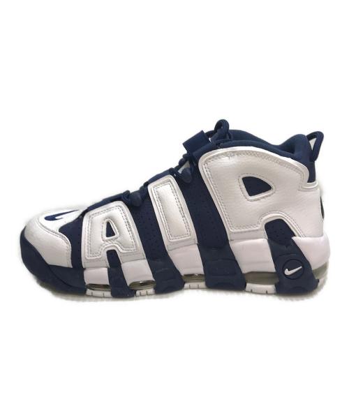 NIKE（ナイキ）NIKE (ナイキ) AIR MORE UPTEMPO '96 OLYMPIC ネイビー×ホワイト サイズ:SIZE 26cm 未使用品の古着・服飾アイテム
