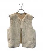 MACKINTOSH LONDONマッキントッシュ ロンドン）の古着「ファーコンビニットジレ」｜ベージュ