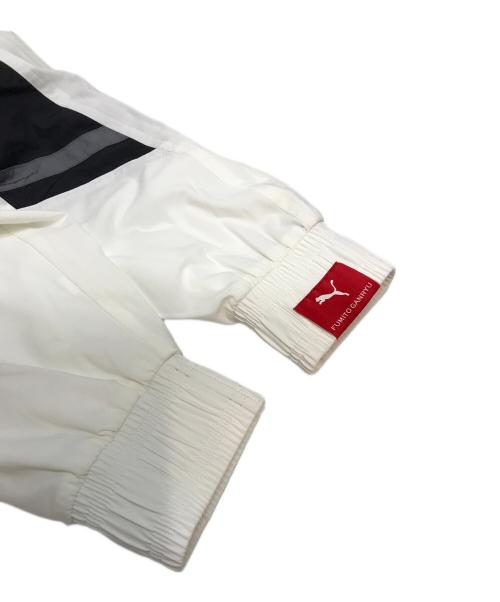 PUMA（プーマ）PUMA (プーマ) FUMITO GANRYU (フミトガンリュウ) トラックジャケット ホワイト サイズ:Mの古着・服飾アイテム