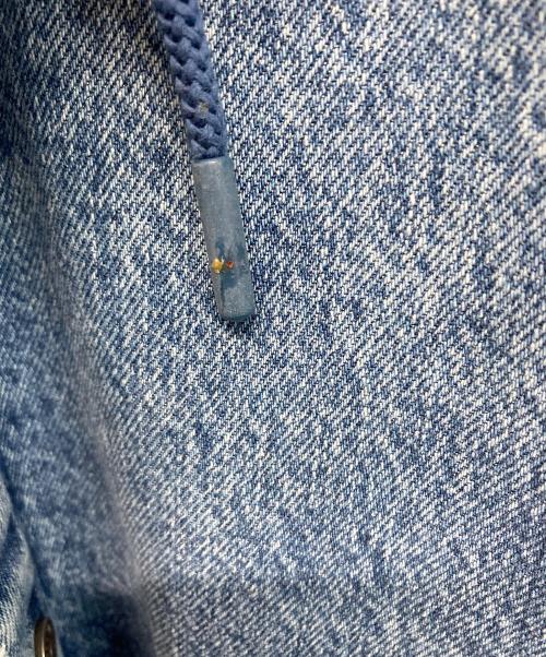 DIESEL（ディーゼル）DIESEL (ディーゼル) オーバーサイズ フード デニム シャツ ジャケット パーカー インディゴ サイズ:SIZE XSの古着・服飾アイテム
