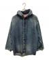 DIESEL（ディーゼル）の古着「オーバーサイズ フード デニム シャツ ジャケット パーカー」｜インディゴ