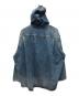 DIESEL (ディーゼル) オーバーサイズ フード デニム シャツ ジャケット パーカー インディゴ サイズ:SIZE XS：20000円