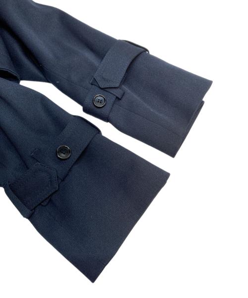 ANAYI（アナイ）ANAYI (アナイ) ウールポリエステルブレンドロングコート ネイビー サイズ:Mの古着・服飾アイテム
