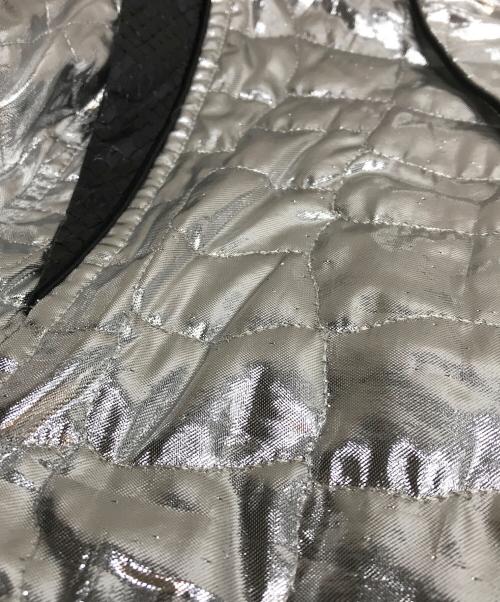 CELINE（セリーヌ）CELINE (セリーヌ) 19SS クロコダイルパターンラメテディブルゾン シルバー サイズ:50の古着・服飾アイテム