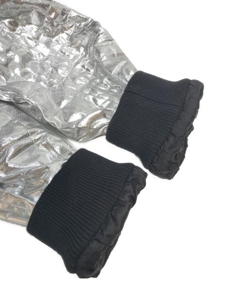 CELINE（セリーヌ）CELINE (セリーヌ) 19SS クロコダイルパターンラメテディブルゾン シルバー サイズ:50の古着・服飾アイテム
