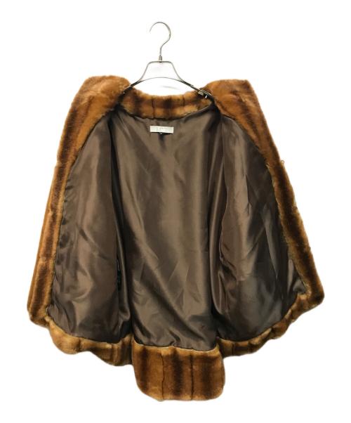 a point etc（アー ポワン ウテセ）a point etc (アー ポワン ウテセ) ファージャケット ブラウン サイズ:SIZE TUの古着・服飾アイテム