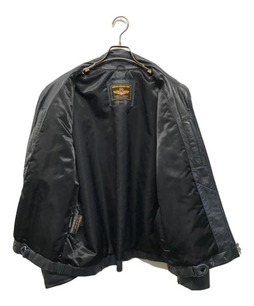 MORGAN MEMPHIS BELLE（モーガン メンフィス ベル）MORGAN MEMPHIS BELLE (モーガン メンフィス ベル) フランス軍 フライトジャケット フレンチボマー ジャケット ブラック サイズ:Lの古着・服飾アイテム