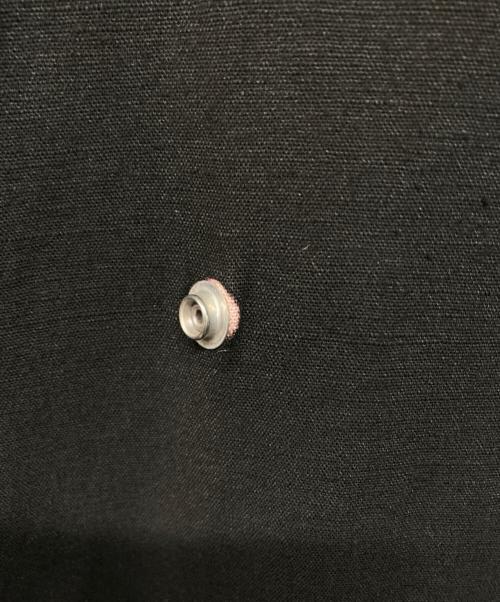 ripvanwinkle（リップヴァンウィンクル）ripvanwinkle (リップヴァンウィンクル) リネン混ライダースジャケット ブラック サイズ:SIZE 4の古着・服飾アイテム