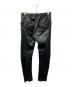ripvanwinkle (リップヴァンウィンクル) 18AW  Slim Easy leather Pants スリム イージー レザーパンツ ブラック サイズ:SIZE 4：32000円