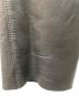 中古・古着 ripvanwinkle (リップヴァンウィンクル) 18AW  Slim Easy leather Pants スリム イージー レザーパンツ ブラック サイズ:SIZE 4：32000円