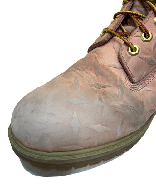 Timberland（ティンバーランド）Timberland Supreme Diamond Plate 6inch Premium Waterproof Boot（ダイアモンド・プレート・6インチ・プレミアム・ウォータープルーフ・ブーツ） ピンク サイズ:27.5の古着・服飾アイテム