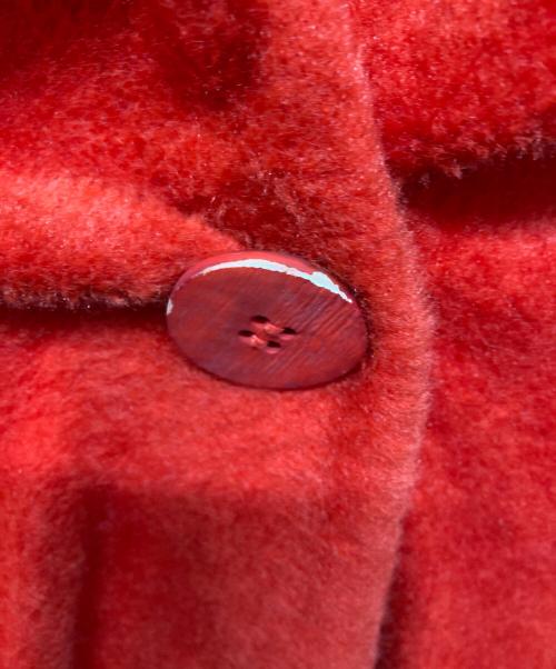 ISSEY MIYAKE（イッセイミヤケ）ISSEY MIYAKE (イッセイミヤケ) フーデッドコート レッド サイズ:Mの古着・服飾アイテム