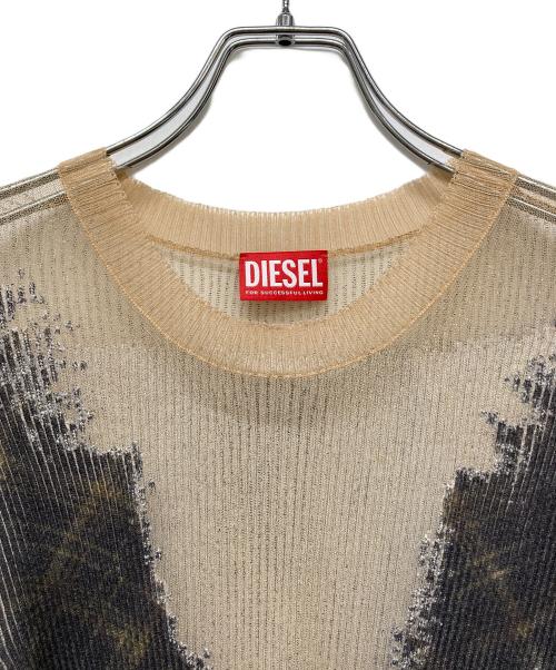 DIESEL（ディーゼル）DIESEL (ディーゼル) 24AW K-Fedro（ケー・フェドロ） ニット グレー サイズ:Mの古着・服飾アイテム