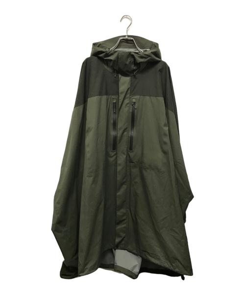 THE NORTH FACE（ザ ノース フェイス）THE NORTH FACE (ザ ノース フェイス) タグアン ポンチョ レインコート オリーブ サイズ:Lの古着・服飾アイテム