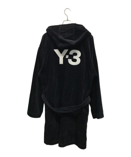 Y-3（ワイスリー）Y-3 (ワイスリー) バックロゴバスローブ ガウン モード ネイビー サイズ:Mの古着・服飾アイテム