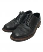 Crockett & Jonesクロケット＆ジョーンズ）の古着「ウイングチップドレスシューズ」｜ブラック