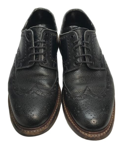 Crockett & Jones（クロケット＆ジョーンズ）Crockett & Jones (クロケット＆ジョーンズ) ウイングチップドレスシューズ ブラック サイズ:SIZE 7　1/2Eの古着・服飾アイテム