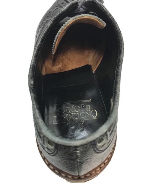 Crockett & Jones（クロケット＆ジョーンズ）Crockett & Jones (クロケット＆ジョーンズ) ウイングチップドレスシューズ ブラック サイズ:SIZE 7　1/2Eの古着・服飾アイテム