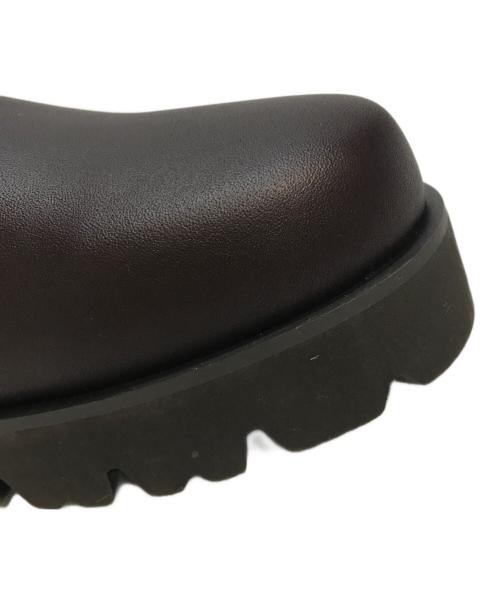 卑弥呼（ヒミコ）卑弥呼 (ヒミコ) トラックソールサイドジップストレッチブーツ ブラウン サイズ:SIZE 24cmの古着・服飾アイテム