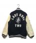 HUMAN MADE (ヒューマンメイド) UNDERCOVER (アンダーカバー) LAST ORGY 2 VARCITY JACKET ネイビー×ホワイト サイズ:SIZE XL：80000円