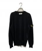 STONE ISLANDストーンアイランド）の古着「ワッペン付きニット」｜ブラック