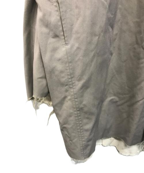 ISSUE THINGS（イシューシングス）ISSUE THINGS (イシューシングス) ダメージ加工ジャケット グレー サイズ:Freeの古着・服飾アイテム