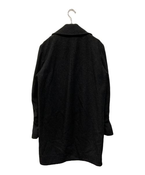 MM6 Maison Margiela（エムエムシックスメゾンマルジェラ）MM6 Maison Margiela (エムエムシックスメゾンマルジェラ) ウールジップアップコート イタリア製 ブラック サイズ:Sの古着・服飾アイテム