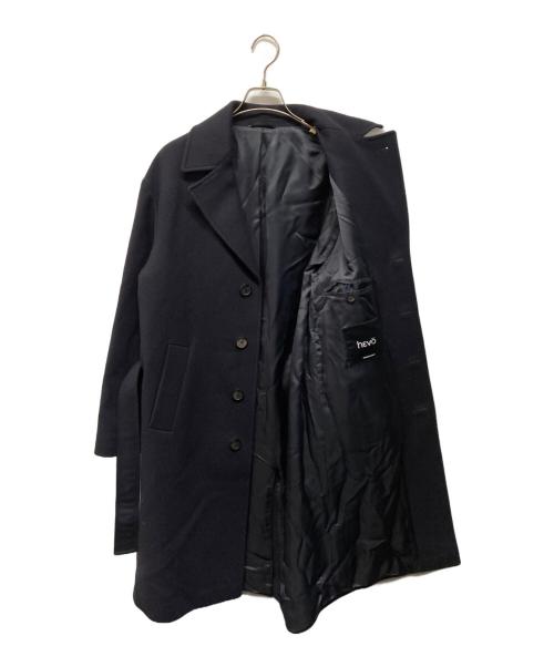 HEVO（イーヴォ）HEVO (イーヴォ) ウールコート OSTUNI/オストゥーニ イタリア製 ブラック サイズ:SIZE 44の古着・服飾アイテム