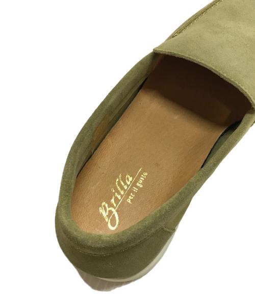 Brilla per il gusto（ブリッラ ペル イルグースト）Brilla per il gusto (ブリッラ ペル イルグースト) スエードスリッポン グリーン サイズ:SIZE 40の古着・服飾アイテム