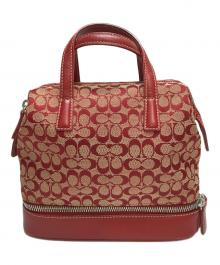 COACH（コーチ）の古着「ハンドバッグ 2室」｜レッド