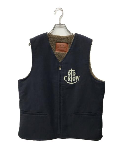 OLD CROW（オールドクロウ）OLD CROW (オールドクロウ) Runabout Deck Vest ネイビー サイズ:Mの古着・服飾アイテム