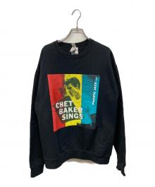 WACKO MARIA（ワコマリア）の古着「: CHET BAKER / CREW NECK SWEAT SHIRT」｜ブラック